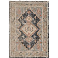 Great Zero Harlon Ivory & Blue 8x10, Rug