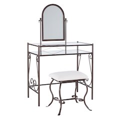 Clarisse Metal Vanity Set