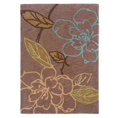 Trio Space Dyed Thistle & Blue 5x7, Rug