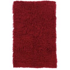 New Flokati 1400gram Red 5x8, Rug