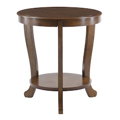 Aubert Accent Side Table, Hazelnut