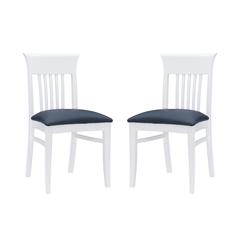 Jenny Upholstered  Chair White Set Of 2