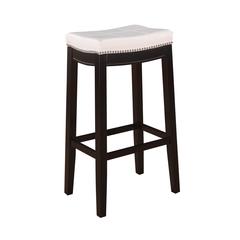 Claridge White Pu Barstool
