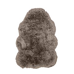 Faux Lamb Skin Grey 3.6x5.6, Rug