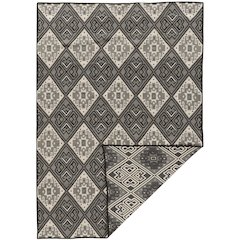Salonika Reversible Noussa Grey 5x8, Rug