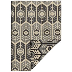 Salonika Reversible Veria Grey 5x8, Rug