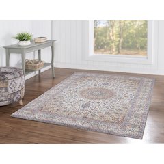 Emerald Kramer Ivory & Blue 5x7, Rug