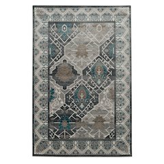 Vintage Belouch Grey & Charcoal 5x7.6, Rug