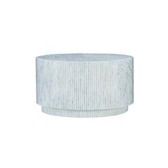 Perrin Capiz Coffee Table Blue