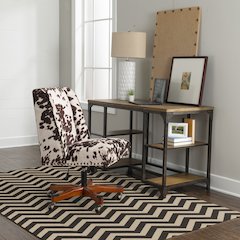 Salonika Reversible Chevron Brown 5x8, Rug