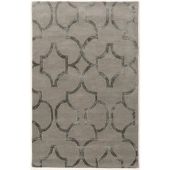 Aspire Wool Geo Slate 8x11, Rug