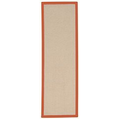 Athena Natural & Burnt Orange 2.6x8, Rug