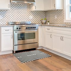 Outdoor Washable Myers Ivory & Black 2' X 3', Rug