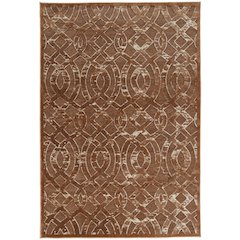 Hi Lo Trellis Brown & Beige 5x8, Rug