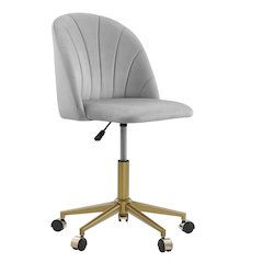 Adalynn Desk Chair Light Gray