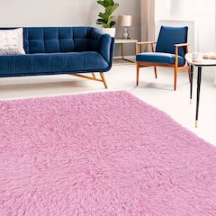 New Flokati 1400gram PastelPink 5x8, Rug