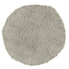 New Flokati 1400gram LightGrey 8RD, Rug