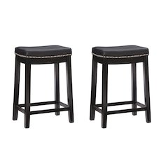 Claridge 2 Pk Black Counter Stool