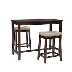 Claridge 3Pc Counter Set Brown Beige