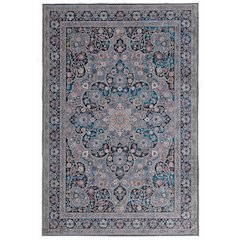 Emerald Grenier Grey & Teal 3.3x5, Rug
