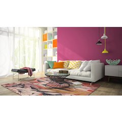 Outdoor Washable Seagrove Orange & Cream 7' X 9', Rug