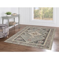 Great Zero Marle Ivory & Blue 5x7.6, Rug