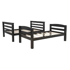 Levi Twin Full Bunk Black
