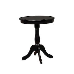 Round Black Table
