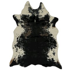 FAUX HIDE MINI BLACKWHITE SALT N PPR, Rug
