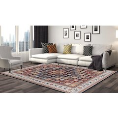 Emerald Aerin Black & Ivory 6.7x9.7, Rug