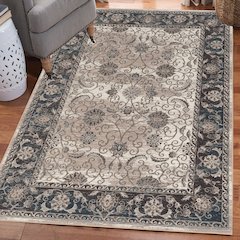 Vintage Isfahan Grey & Blue 5x7.6, Rug