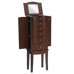 Merlot Jewelry Armoire