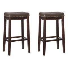 Claridge 2Pk Brown Bar Stool