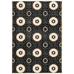 Prisma Karma Black & White 5.3x7.6, Rug