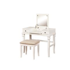 Angela White Vanity Set