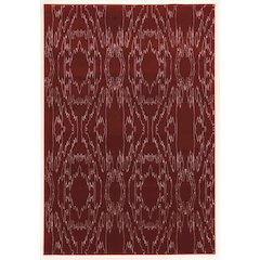 Prisma Electric Red & White 5.3x7.6, Rug