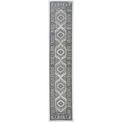Vintage Serape Grey & Blue 2x10, Rug
