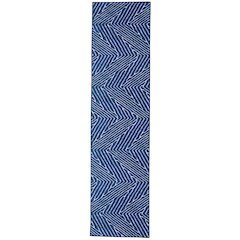 Washable Fuller Blue/Ivory 2x8, Rug