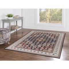 Emerald Aerin Black & Ivory 5x7, Rug