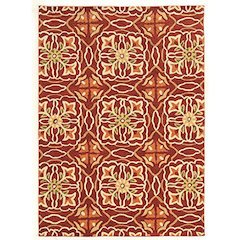 Trio Ikat Ivory & Grey 5x7, Rug