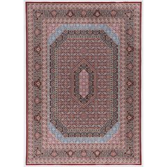 Emerald Milton Red & Blue 3.3x5, Rug