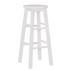 29 Inches Barstool White