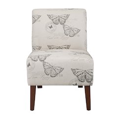 Linen Butterfly Lily Chair