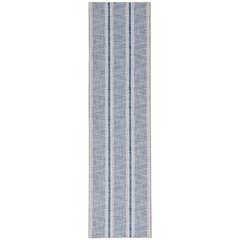 Washable Wallen Ivory/Blue 2x8, Rug