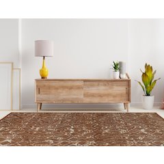 Hi Lo Trellis Brown & Beige 8x10, Rug