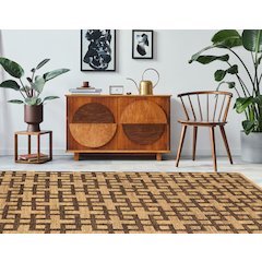 Soumak Beige & Slate 8x11, Rug