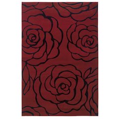 Milan Mimi Garnet & Black 8x10.4, Rug