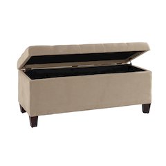 CARMEN SHOE STORAGE OTTOMAN