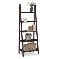 Acadia Ladder Bookshelf, Espresso