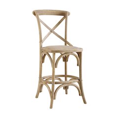 Roxy 30 In Gray Wash Bar Stool